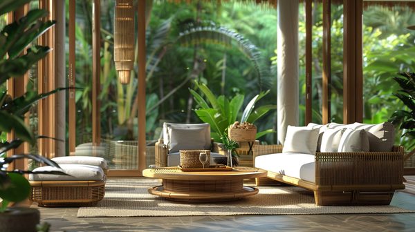 Décorez votre maison avec du mobilier bambou écologique et chic